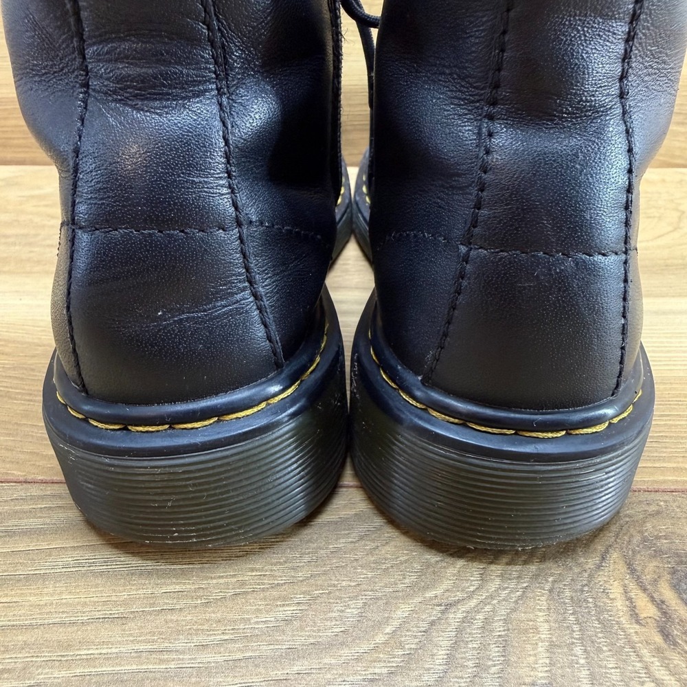 Dr Martens Kids Boots Size 1 Black Leather Zip‎ Combat 1460T Punk Grunge Y2k - Picture 7 of 11